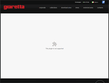 Tablet Screenshot of giaretta.it